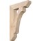 Ekena Millwork Legacy Slat Smooth Bracket, Douglas Fir, 3 1/2"W x 16"D x 24"H BKT04X16X24LEC06SDF - alternate 1